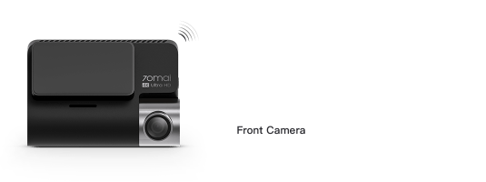 HK Almacén] Xiaomi 70mai Dash Cam A800S-1 Cámara dual para